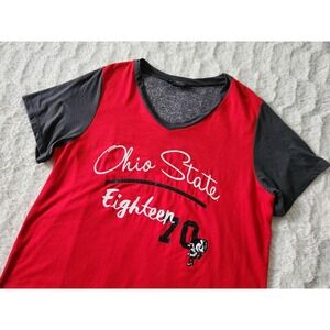 GameDay‎ Couture Ohio State Buckeyes Football Women's Short Sleeve XXL Top